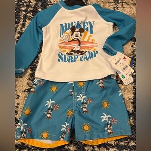 Mickey Mouse Swim Suit NEW 18m